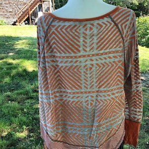 Anama, Anthropology Top, Small, Orange